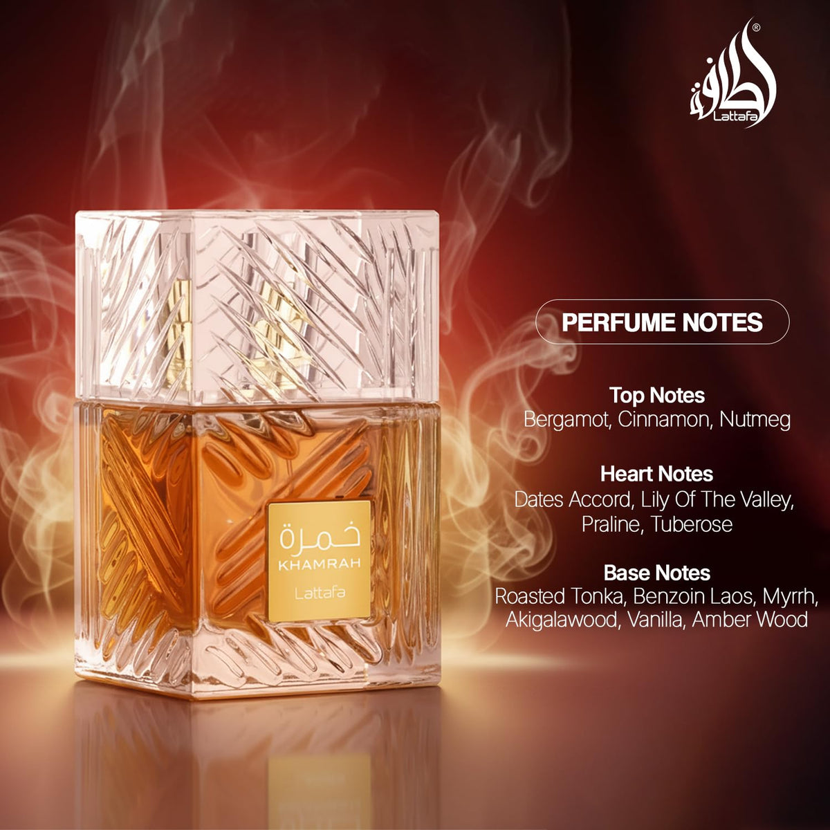 Lattafa Khamrah Eau de Parfum 100 ml – Unisex Duft | Orientalisch