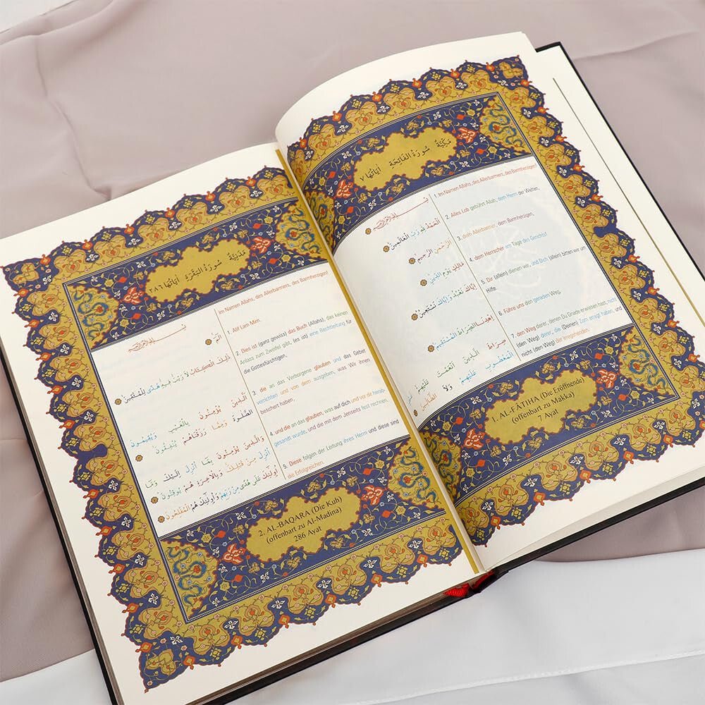 Al - Qur'an al - Karim - Farbkodierte Übersetzung mit arabischem Text - Lesen ist Licht