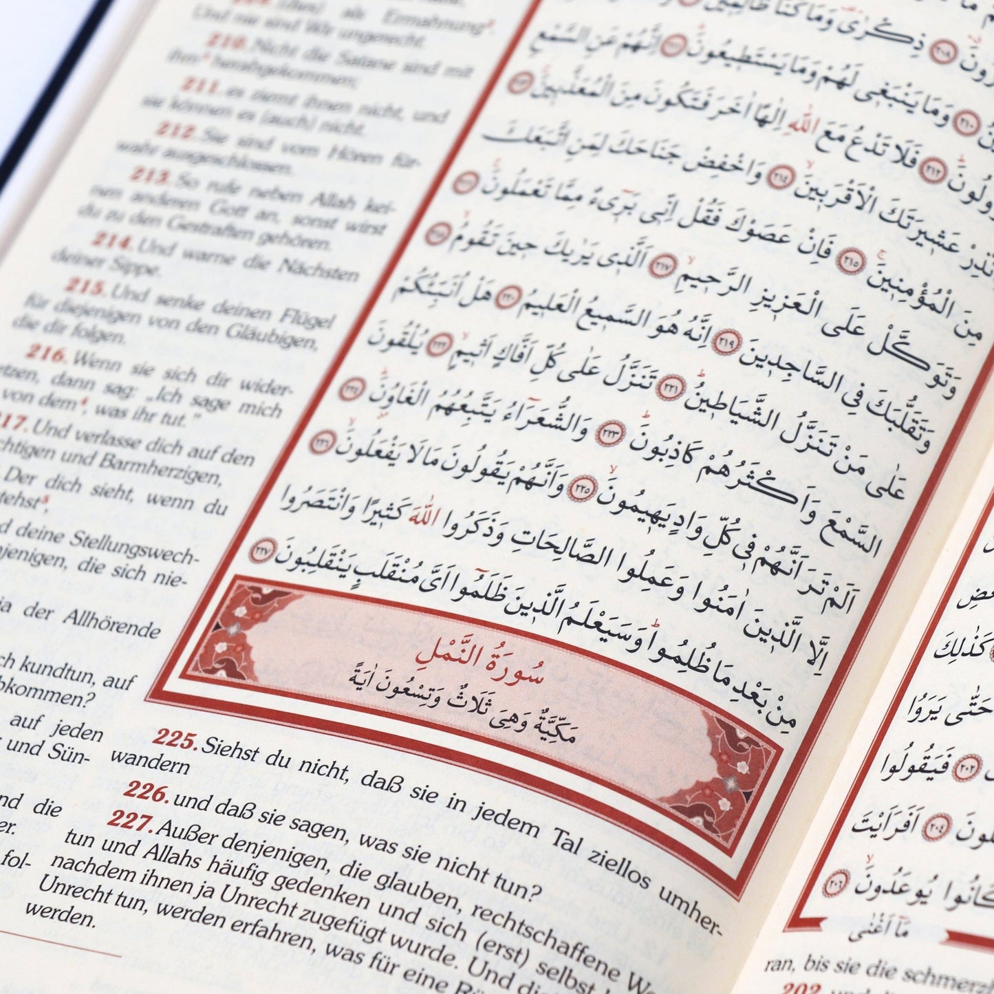Der edle Koran, Quran - Arabisch - Deutsch - Hochwertig - Schöne Farben - Frank Bubenheim - Lesen ist Licht