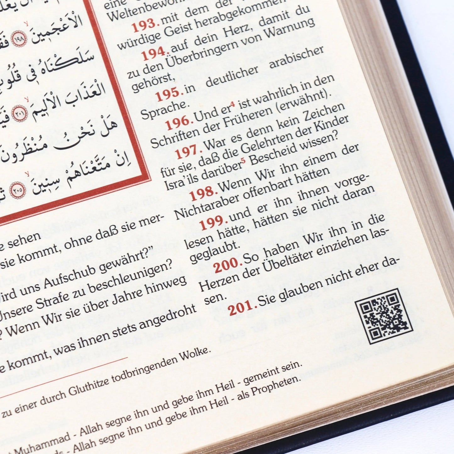 Der edle Koran Weiß Gold - Arabisch - Deutsch - Frank Bubenheim - mit Umschlag - Lesen ist Licht