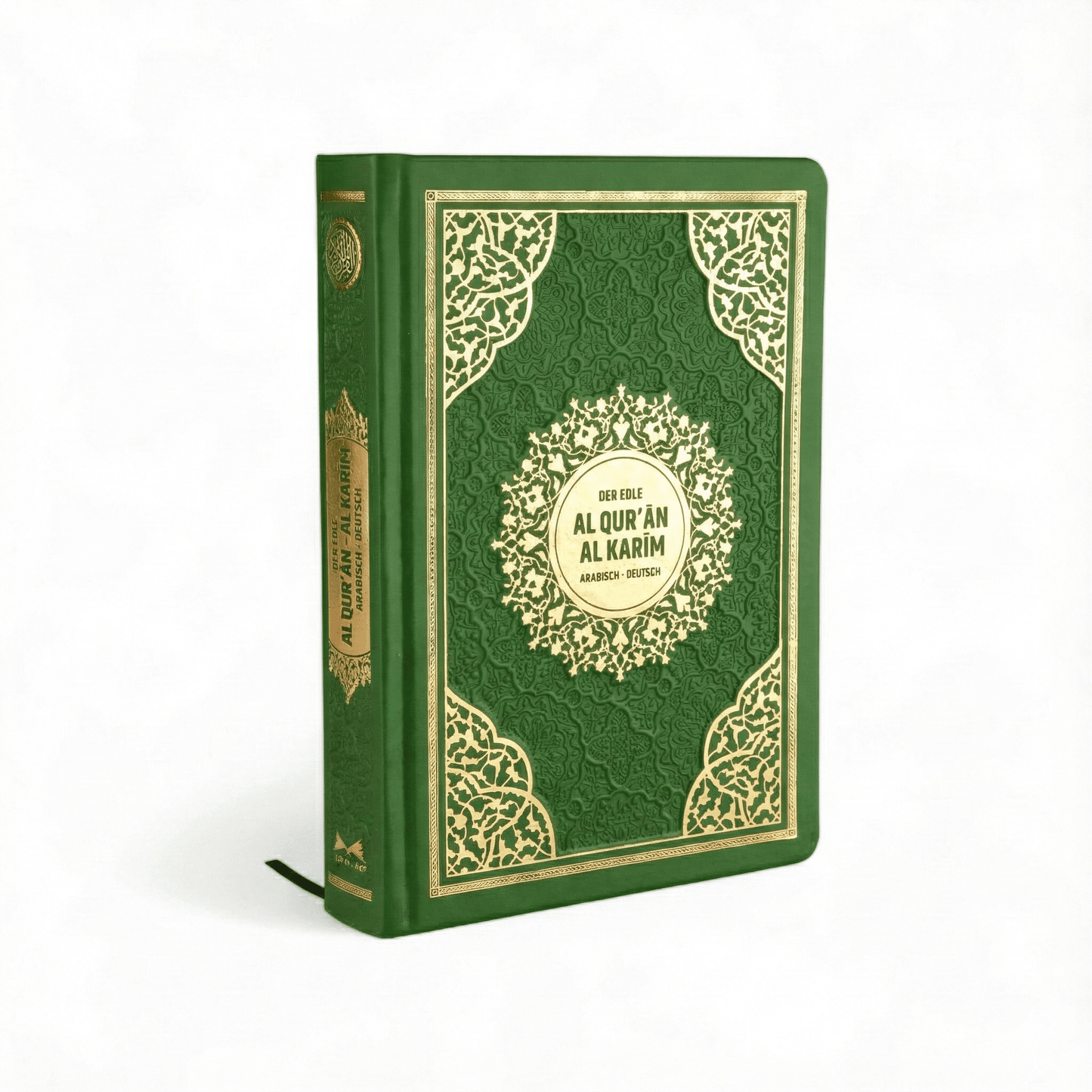Der edle Koran, Al - Quran Al - Karim | Glossar & Verserklärungen | HOCHWERTIGE Ausgabe: Übersetzung Arabisch/ Deutsch, Kompakt, Weiß - Gold, Grün - Gold, Bordo - Silber - Lesen ist Licht