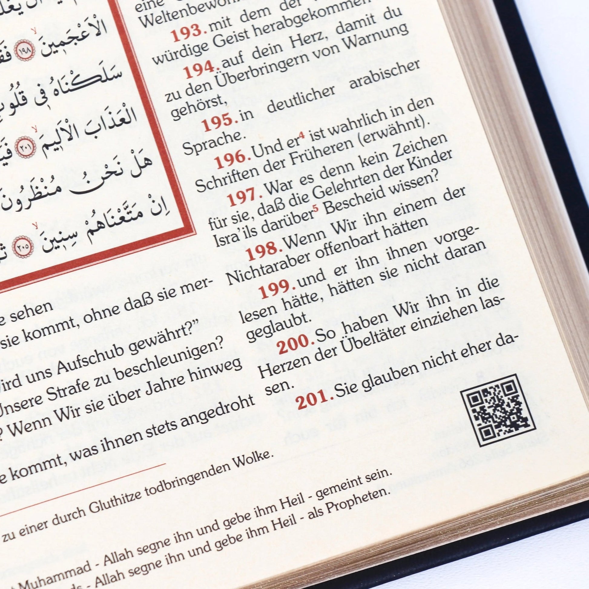 Der edle Koran Weiß Gold - Arabisch - Deutsch - Frank Bubenheim - mit Umschlag - Lesen ist Licht