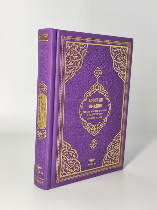 Der heilige Koran, Al-Quran al- Karim - Arabisch-Deutsch Übersetzung - Kompakt - Schöne Farben - Hochwertig - Lesen ist Licht